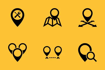 Map Pins Icon Pack