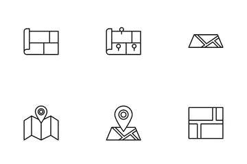 Mapas Pacote de Ícones