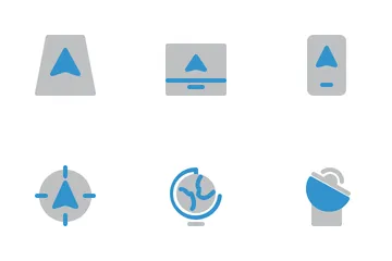 Mapas e navegação Pacote de Ícones