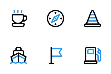 Mapas y navegación Paquete de Iconos