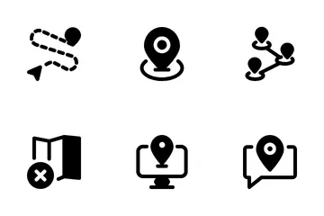 Mapas y navegación Paquete de Iconos