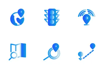 Mapas y navegación Paquete de Iconos