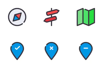 Maps And Location Icon Pack