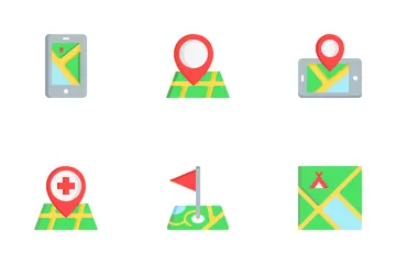 Maps And Location Icon Pack