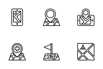 Maps And Location Icon Pack