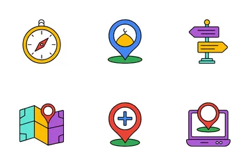Maps And Location Icon Pack