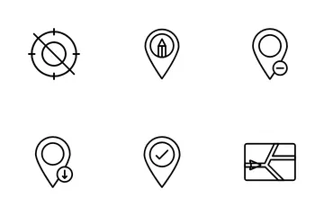 Maps And Locations Vol 1 Icon Pack