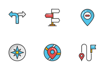 Maps And Navigation 1 Icon Pack