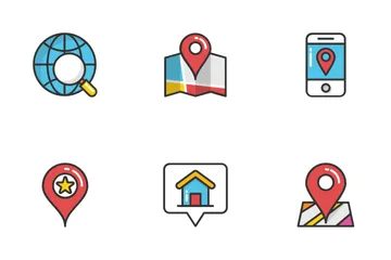 Maps And Navigation 2 Icon Pack