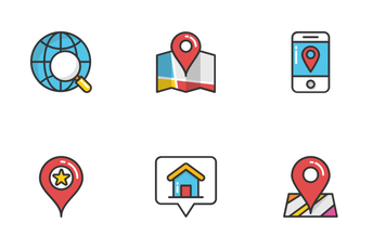 Maps And Navigation 2 Icon Pack