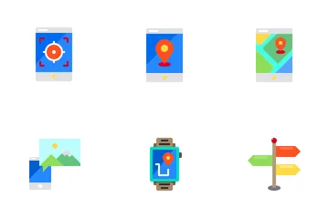 Maps And Navigation Icon Pack