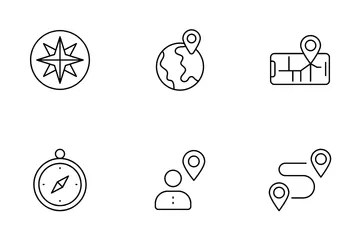 Maps And Navigation Icon Pack