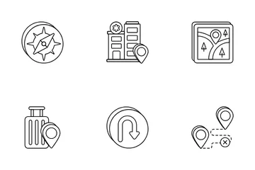 Maps And Navigation Icon Pack