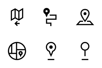 Maps And Navigation Icon Pack