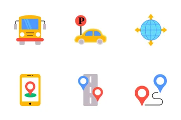 Maps And Navigation Icon Pack