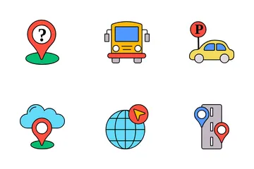 Maps And Navigation Icon Pack