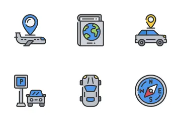 Maps And Navigation Icon Pack