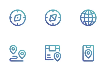 Maps And Navigation Icon Pack