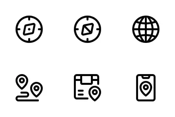 Maps And Navigation Icon Pack