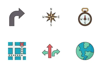 Maps And Navigation Icon Pack