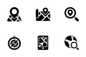 Maps And Navigation Icon Pack