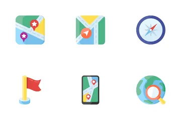 Maps And Navigation Icon Pack