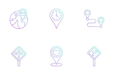 Maps And Navigation Icon Pack