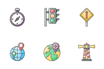 Maps And Navigation Icon Pack