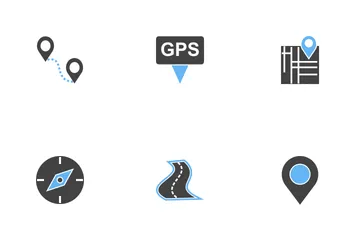 Maps And Navigation Icon Pack