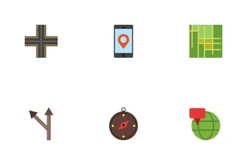 Maps And Navigation Icon Pack