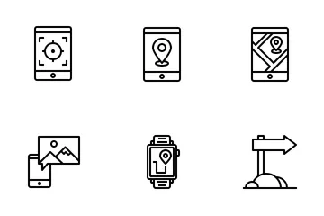 Maps And Navigation Icon Pack