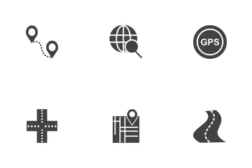 Maps And Navigation Icon Pack