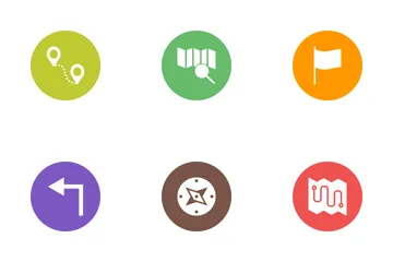 Maps And Navigation Icon Pack