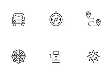 Maps And Navigation Icon Pack