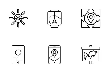 Maps And Navigation Icon Pack