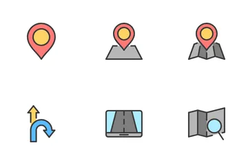 Maps And Navigation Icon Pack