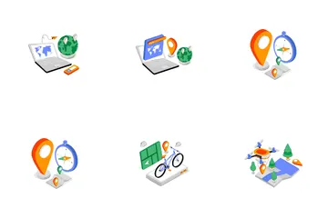 Maps And Navigation Icon Pack