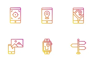 Maps And Navigation Icon Pack