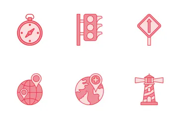 Maps And Navigation Icon Pack
