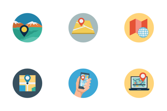  Maps And Navigation Icons Icon Pack