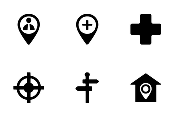 Maps And Navigation Vector Icon Icon Pack
