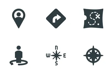 Maps Locations Icon Pack