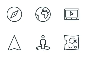 Maps Locations Icon Pack