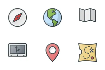 Maps Locations Icon Pack