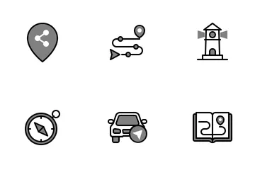 Maps & Navigation Chromatic Icon Pack