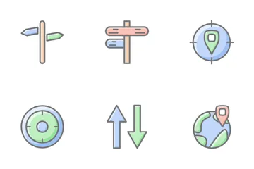 Maps & Navigation Icon Pack