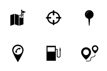 Maps & Navigation Icon Pack