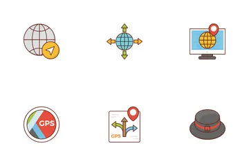 Maps & Travel-A Icon Pack
