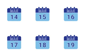 Mar Date Icon Pack