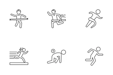 Marathon Line Icons Icon Pack